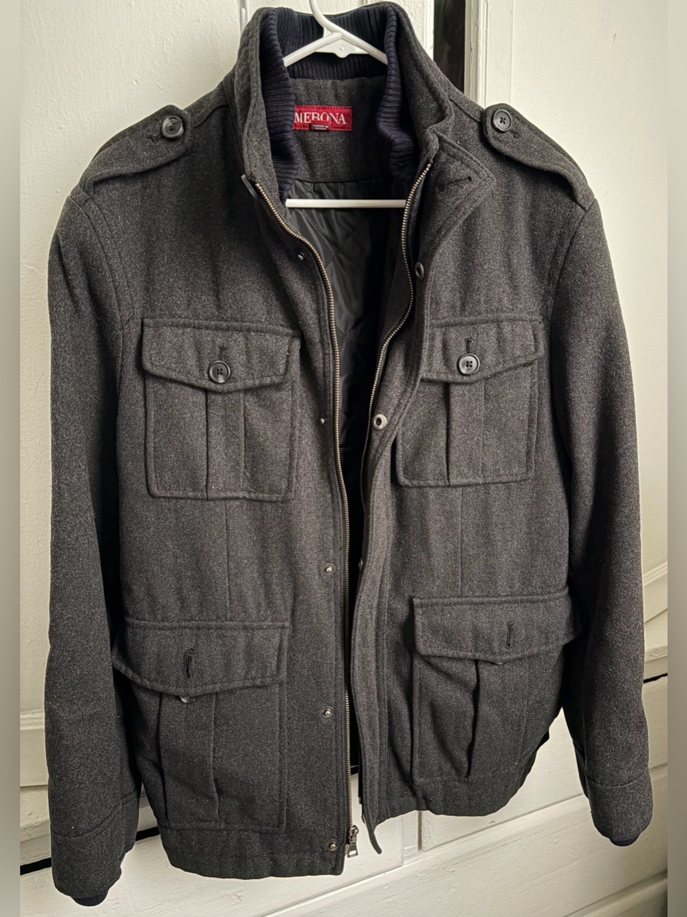 Merona Charcoal Men’s Jacket Size Medium